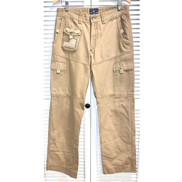 Vintage Other - Triple Fat Goose tan Men’s Cargo Utility Pants size 32X32